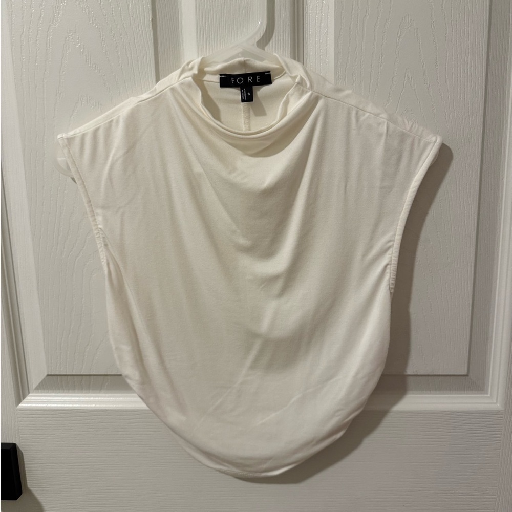 Women's White Sleeveless Too